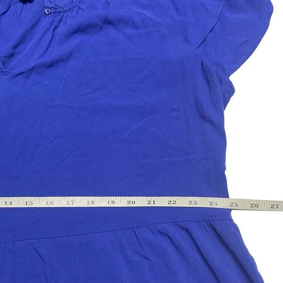 Old Navy Cobalt Electric Blue Tiered Flutter Sleeve Dress - Picture 5 of 8